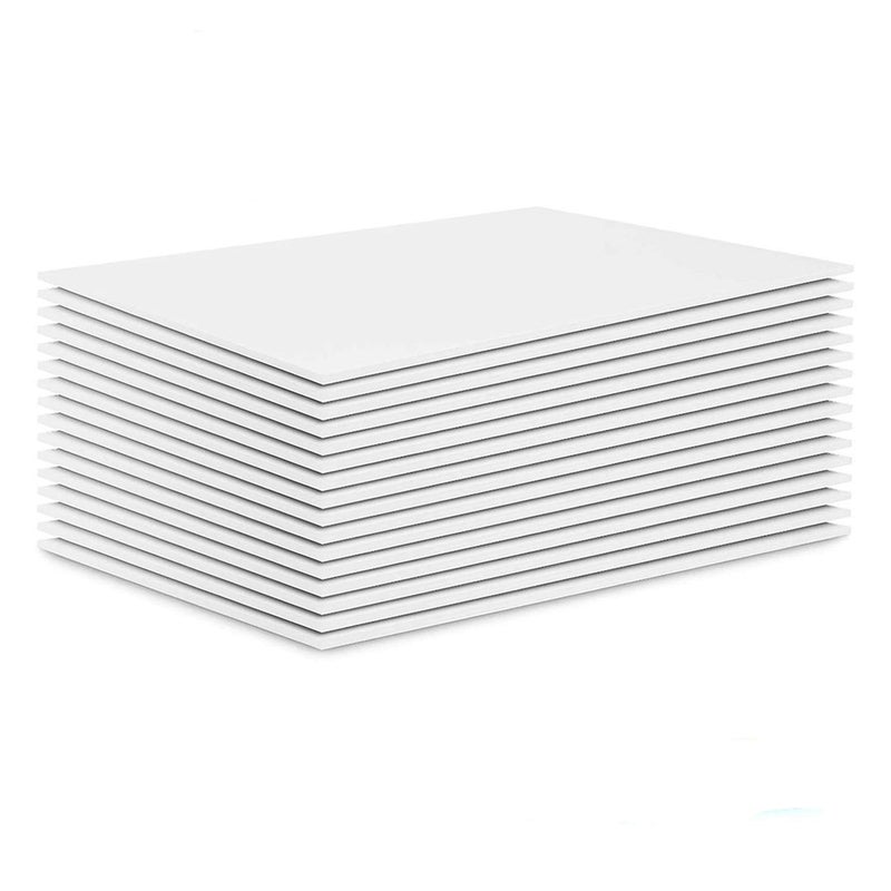 Acrux7 20 Pack 11" X 14" Foam Boards, 1/8" Thickness Foam Core Baking Boards Polystyrene Poster Board Signboard for Presentations, School, Office & Art Projects - Image 1